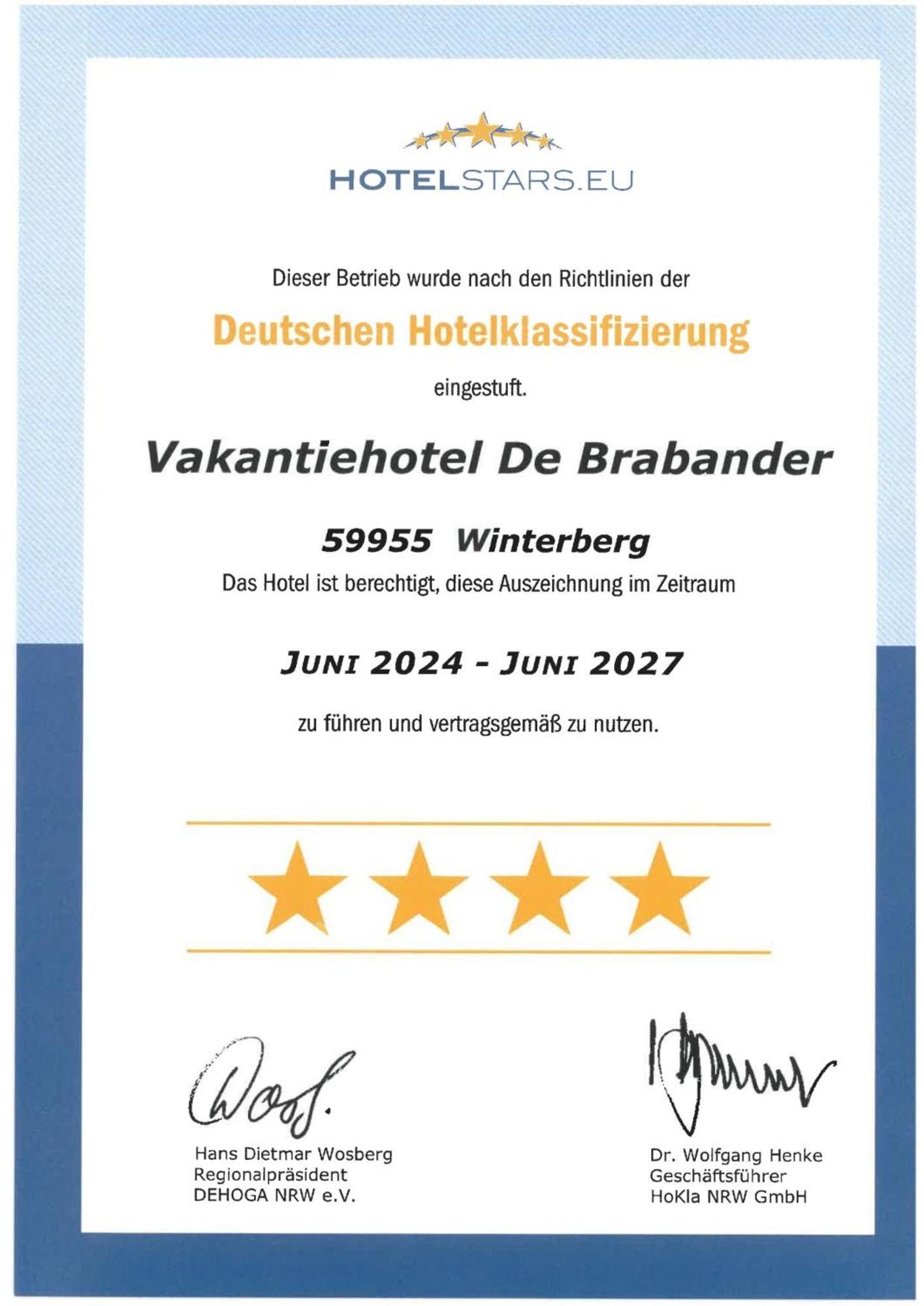 Vakantiehotel Der Brabander 빈터베르크 외부 사진